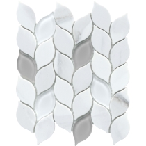 L'AMOUR - 2X3/10X11, WHITE, POLISHED